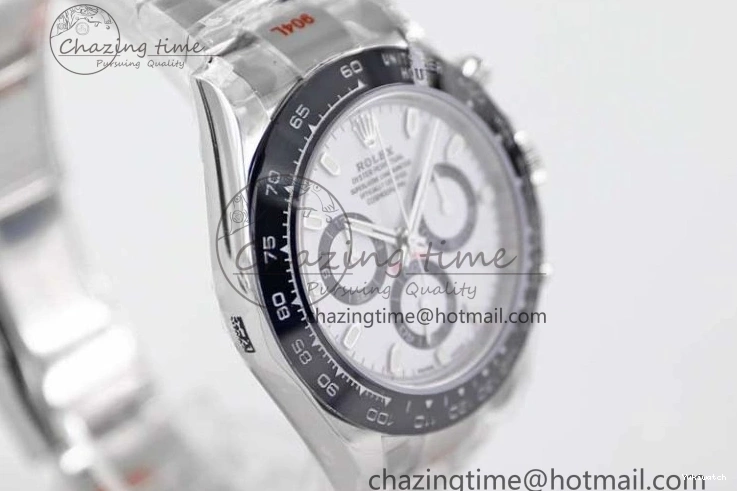 Edition Dial SS 116500 Daytona Best 904L Steel A7750 SS White Bracelet 1:1 TWF on 0108